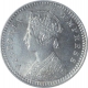 Silver Two Annas Coin of Victoria Empress of Calcutta Mint of 1889.