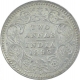 Silver Two Annas Coin of Victoria Empress of Calcutta Mint of 1893.