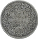 Silver Two Annas Coin of Victoria Empress of Bombay Mint of 1900.