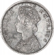 Silver Two Annas Coin of Victoria Empress of Calcutta Mint of 1901.