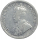 Silver Two Annas Coin of King George V of Calcutta Mint of 1911.