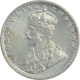 Silver Two Annas Coin of King George V of Calcutta Mint of 1915.