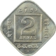 Copper Nickle Two Annas Coin of King George V of  of Bombay Mint of 1926.