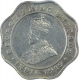 Copper Nickel Four Annas Coin of King George V of Calcutta Mint of 1919.