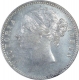 Rare Silver One Rupee Coin of Victoria Queen of Calcutta Mint of 1840.