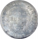 Rare Silver One Rupee Coin of Victoria Queen of Calcutta Mint of 1840.