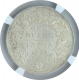 Silver One Rupee Coin of Victoria Queen of Bombay Mint of 1876.