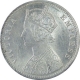 Silver One Rupee Coin of Victoria Empress of Calcutta Mint of 1900.