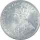 Silver One Rupee Coin of King George V of Calcutta Mint of 1920.