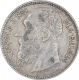 Silver One Franc Coin of Leopold II of Belgium.