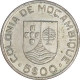 Silver Five Escudos Coin of Mozambique of Republic of Portuguese.