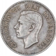 Silver Two and Half Shillings Coin of George VI of South Africa.