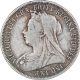 Silver One Shilling Coin of Victoria of Great Britain.