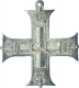 Silver Military Cross Medal of King George VI of British India.