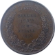 Bronze Medal of Claude Martin of France.