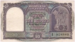 Ten Rupees Bank  Note of  signed by C D Deshmukh of 1949.