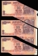 Rare Butter Fly Pair of 3 Notes of 10 Rupees