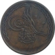 Error Copper Half Anna Coin of Hyderabad State.