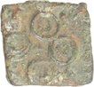 Copper Coin of Satakarni I of Satavahana Dynasty.