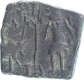 Copper Half Karshapana Coin of Ujjain Region.