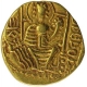 Gold Dinar Coin of Vasudeva II of Kushan Dynasty.