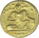 Gold Half Pagoda Coin of Krishnadevaraya of Tuluva Dynasty of Vijayanagar Empire.