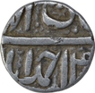 Silver Half Rupee Coin of Akbar of Ahmadabad Mint. 