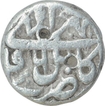 Silver Half Rupee Coin of Akbar of Kabul Mint of Mihr Month. 