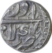 Silver Half Rupee Coin of Akbar of Lahore Mint of Azar Month.