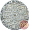 Silver One Rupee Coin of Akbar of Jaunpur Mint. 