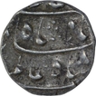 Silver Half Rupee Coin of Shah Alam Bahadur of Surat Mint.