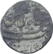 Silver One Rupee Coin of Shah Alam Bahadur of Kanbayat mint. 