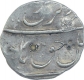 Silver Half Rupee Coin of Farrukshiyar of Surat Mint.