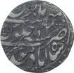 Silver One Rupee Coin of Muhammad Shah of Shahabad Qanauj Mint.
