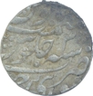 Silver One Rupee Coin of Alamgir II of Sawai Jaipur Mint.  
