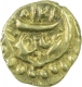 Gold Fanam Coin of Tipu Sultan of Patan Mint of Mysore Kingdom.