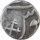 Silver Half Rupee Coin of Imtya ud Daula of Broach.