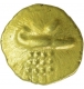 Gold Fanam Coin of Cochin. 