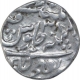 Silver One Rupee Coin of Ujjain Dar ul Fath Mint of Gwalior State.