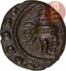 Copper One Cash Coin of Rama Varma III of Travancore State.