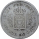 Silver Quarter Rupia Coin of Luiz I of Indo Portuguese.