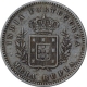 Silver Half Rupia Coin of of Luiz I of Indo Portuguese. 