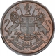 Copper One Twelfth Anna Coin of East India Company of Madras Mint of 1835.