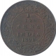 Copper One Twelfth Anna Coin of Victoria Empress of Calcutta Mint of 1898.