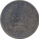 Copper One Twelfth Anna Coin of King Edward VII of Calcutta Mint of 1906.