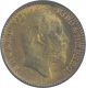 Bronze One Twelfth Anna Coin of King Edward VII of Calcutta Mint of 1907.