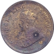 Bronze One Twelfth Anna Coin of King George V of Bombay Mint of 1923.