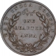 Copper One Quarter Anna Coin of East India Company of Calcutta Mint of 1835.