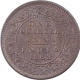 Copper One Quarter Anna Coin of Victoria Queen of Calcutta Mint of 1862.