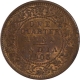 Copper One Quarter Anna Coin of King Edward VII of Calcutta Mint of 1903.